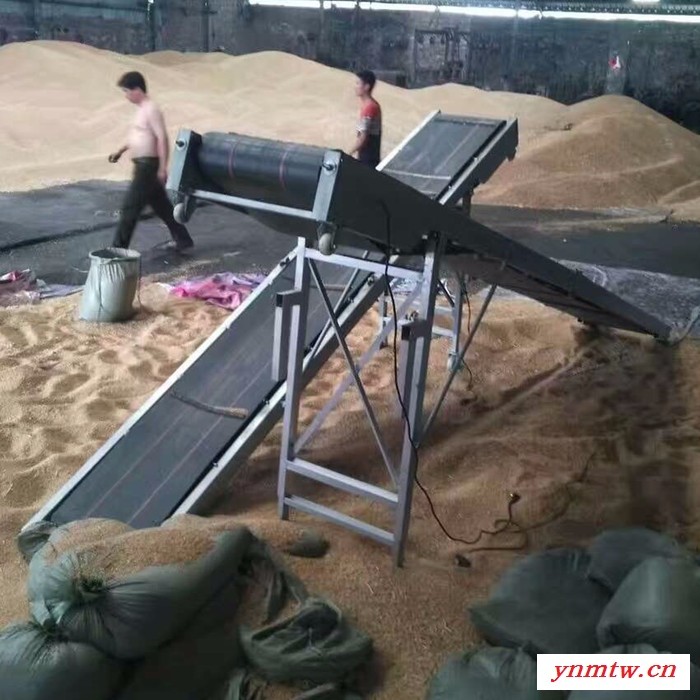 鼎诚DC-50 皮带输送机移动式爬坡袋装粮食输送机图3