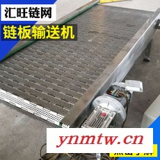汇旺厂家专业生产 304耐高温输送机 不锈钢链板输送机 皮带式输送机 不锈钢网链输送机图1