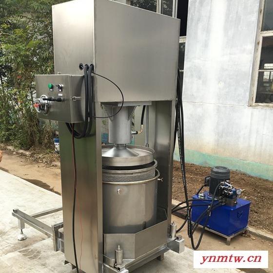 恒顺200L自动出料水果蔬菜压滤机 桑葚蓝莓酵素压滤机米酒酒糟压滤机火锅底料油渣压滤机中药渣压滤机单桶双桶 自动压滤机图2