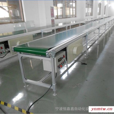 专业生产PVC皮带线制作案例 便携式皮带流水线生产案例 普通皮带生产线 皮带输送机 恒嘉鑫