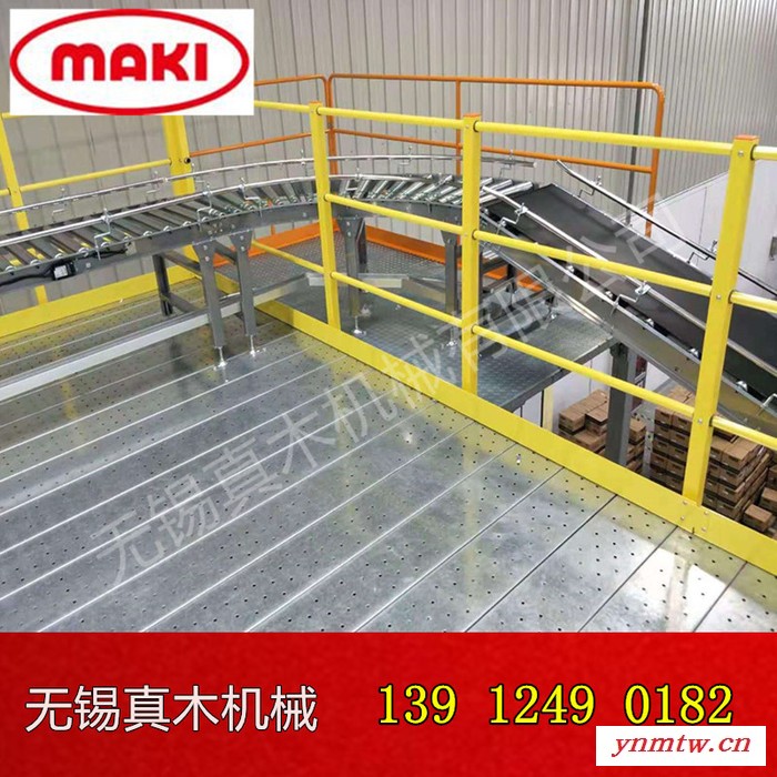 链条式滚筒输送机 90度转弯皮带输送机 电动剪叉式升降机图2