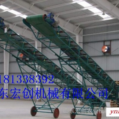 轻型皮带式输送机    粮食皮带输送设备     来电定做