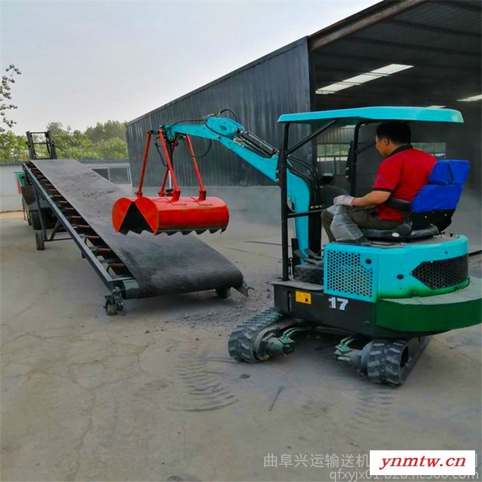 小型旋挖机 食带式输送机  市政工程小挖机z1图1
