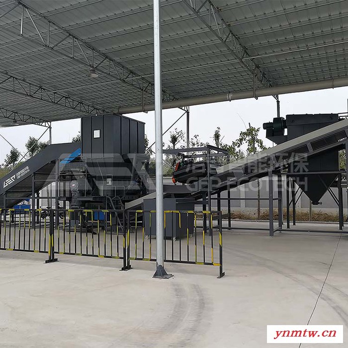 危废破碎机设备 双轴剪切式破碎机 大型破碎机厂 破碎机图片型号 油漆桶破碎机图6