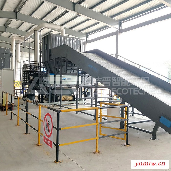 危废破碎机设备 双轴剪切式破碎机 大型破碎机厂 破碎机图片型号 油漆桶破碎机图3