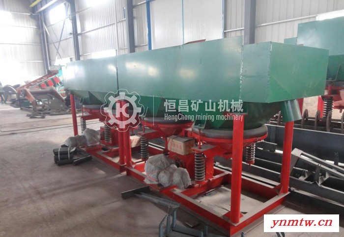 重晶石选矿跳汰机设备厂家 选金下动式隔膜跳汰机厂家恒昌矿机图6