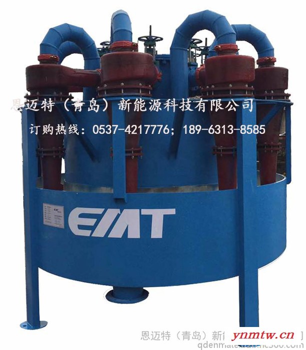 浓缩分级旋流器 旋流器组 水力旋流器 重介质陶瓷 聚氨酯旋流器图1