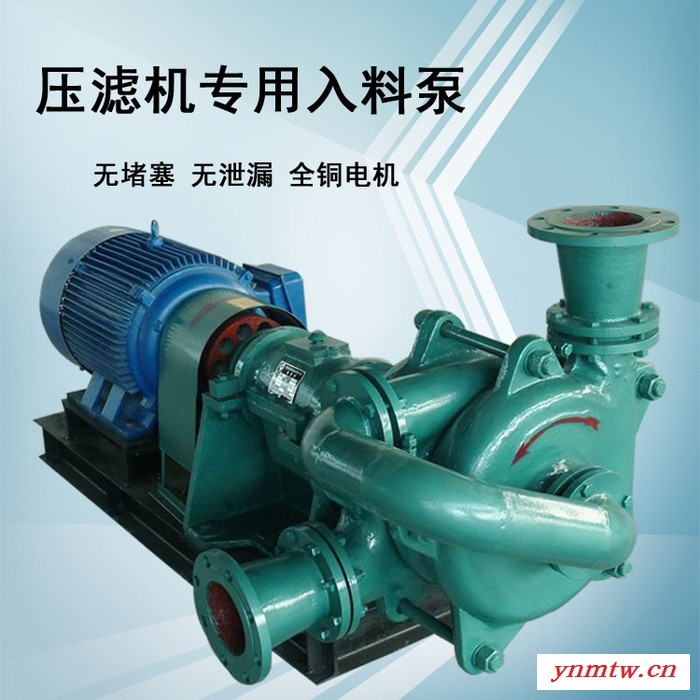 奥泉供应65ZJE-II 压滤机入料泵 耐磨加压杂质泵 卧式立新渣浆泵图1