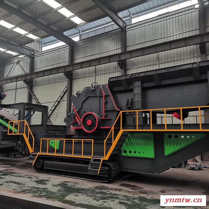 鹏龙机械供应 移动破碎设备 移动破碎站 建筑垃圾破碎机厂家图4