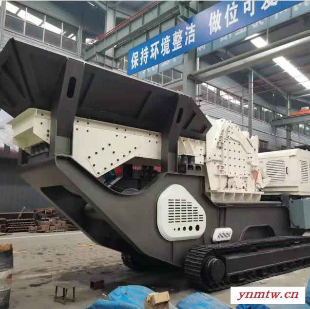 鹏龙机械供应 移动破碎设备 移动破碎站 建筑垃圾破碎机厂家图3