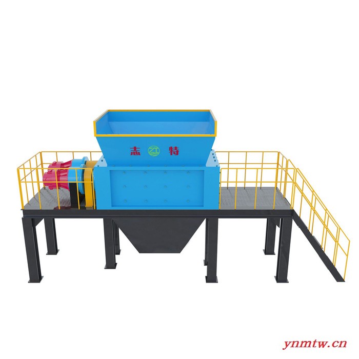 山东双轴破碎机批发厂家/塑料撕碎机/轮胎破碎机价格