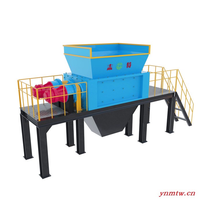 电子垃圾破碎机厂家/电子产品撕碎设备/卧式切屑粉碎机定制