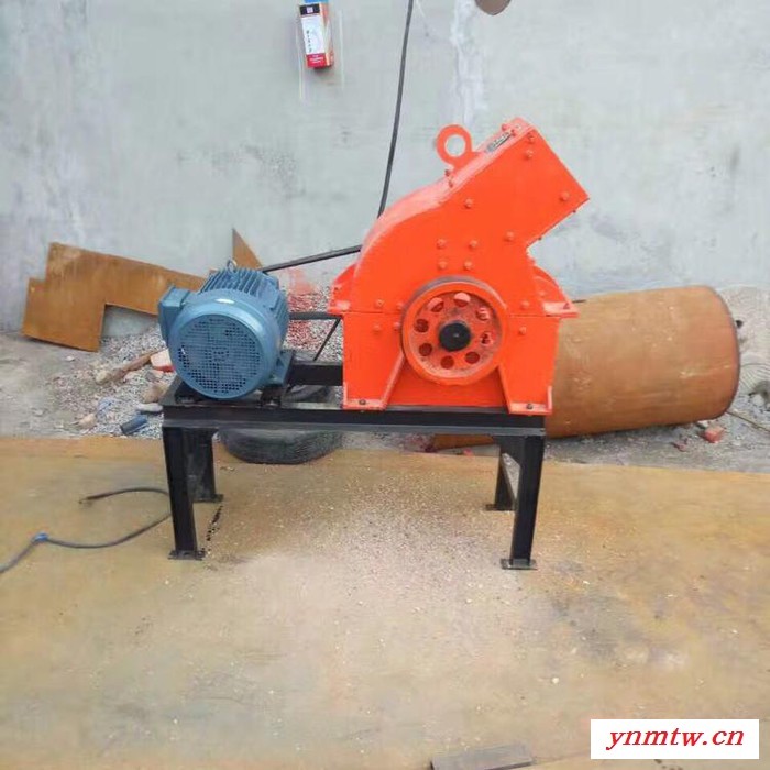 龙鑫 锤式破碎机建筑垃圾粉碎机 鹅卵石破碎机 移动输送机一体破碎机 锤式石头 青石玻璃 焊渣 钢渣粉碎机** 锤头图8