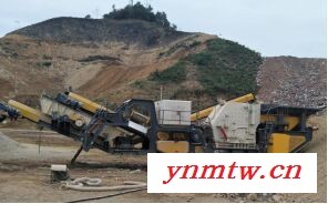 【东蒙机械】履带移动站  建筑垃圾破碎  破碎机 移动破碎站 矿山机械