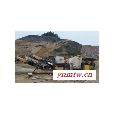 【东蒙机械】履带移动站  建筑垃圾破碎  破碎机 移动破碎站 矿山机械