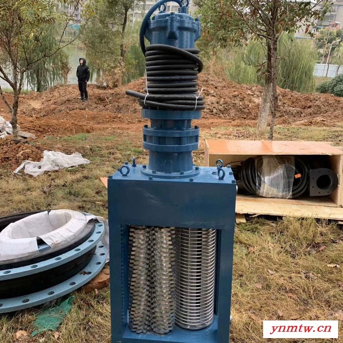 南京蓝污厂家定制 破碎格栅 管道破碎机 粉碎格栅