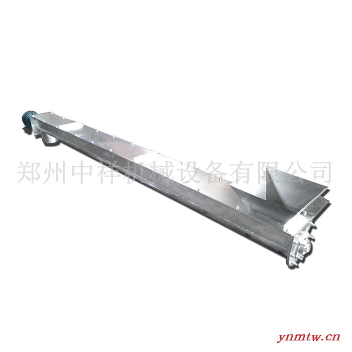 定制螺旋上料机 水泥蛟龙给料机 U型绞龙不锈钢无轴螺旋输送机图2
