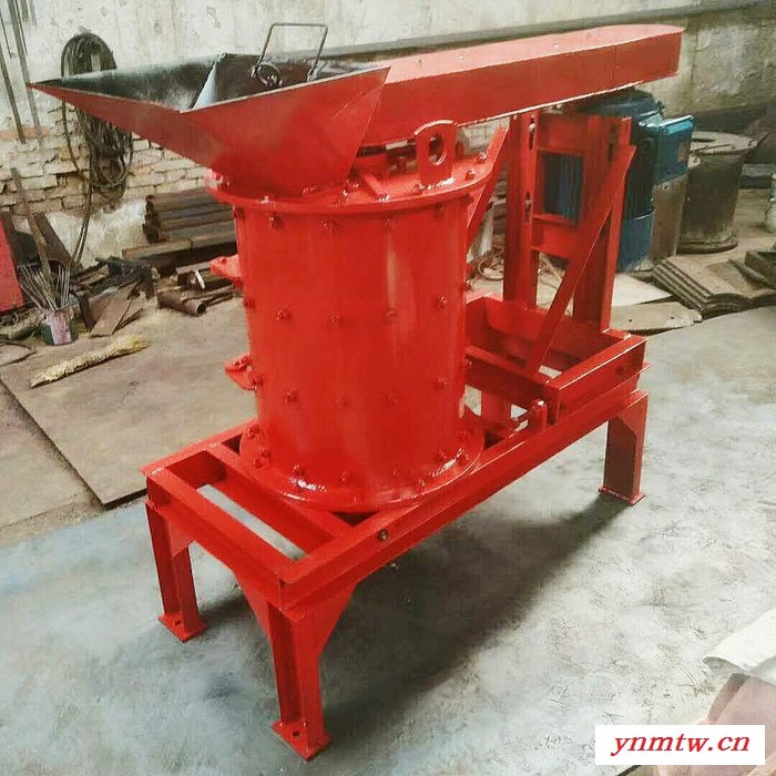 东越生产 高效500型青石矿石破碎机 石料矿渣立式粉碎机 移动锤式破碎机 定制图2