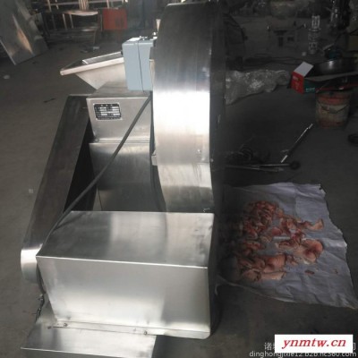 鼎鸿BR-200型冻肉盘切片机 冷冻肉破碎机 饺子馅冻肉切片机 冻肉破碎机 快速冻肉刨片机