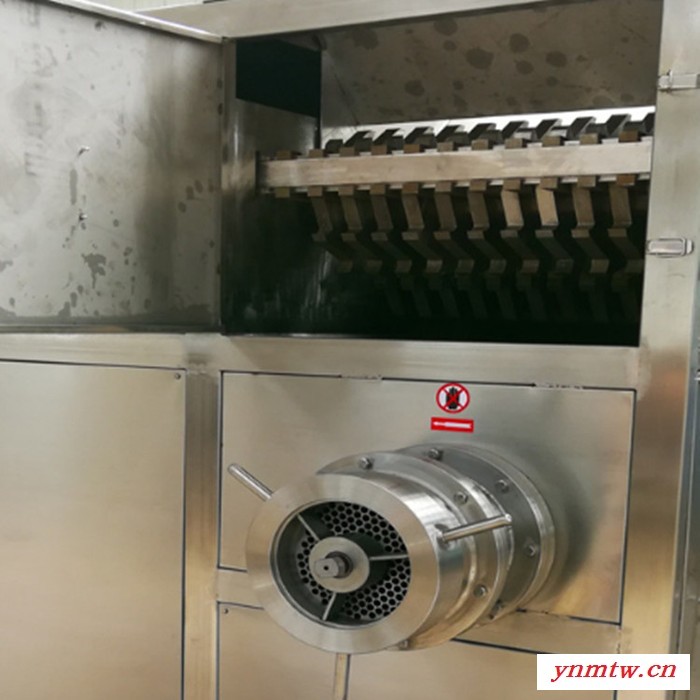 供应大型冻盘破碎机 冻肉破碎绞肉一体机 直接入料节省人工图3