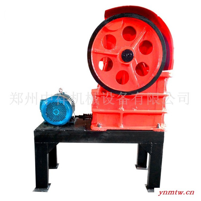 鄂式破碎机 小型移动鄂式PE150*250石料粉碎机 破碎比大 粒度均匀图3