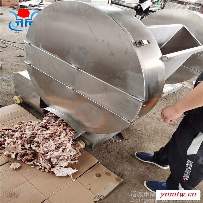 960型 猪肉冻盘破碎机 冻肉刨肉机 冻鱼切片机