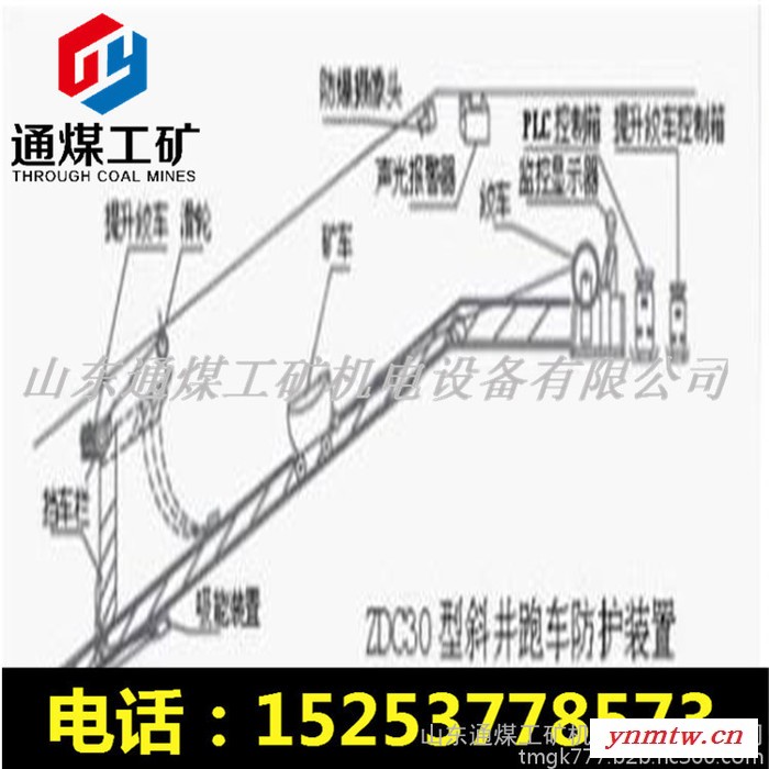 山东通煤ZDC30 矿用防跑车装置 斜井防跑车装置 防跑车装置优势图4