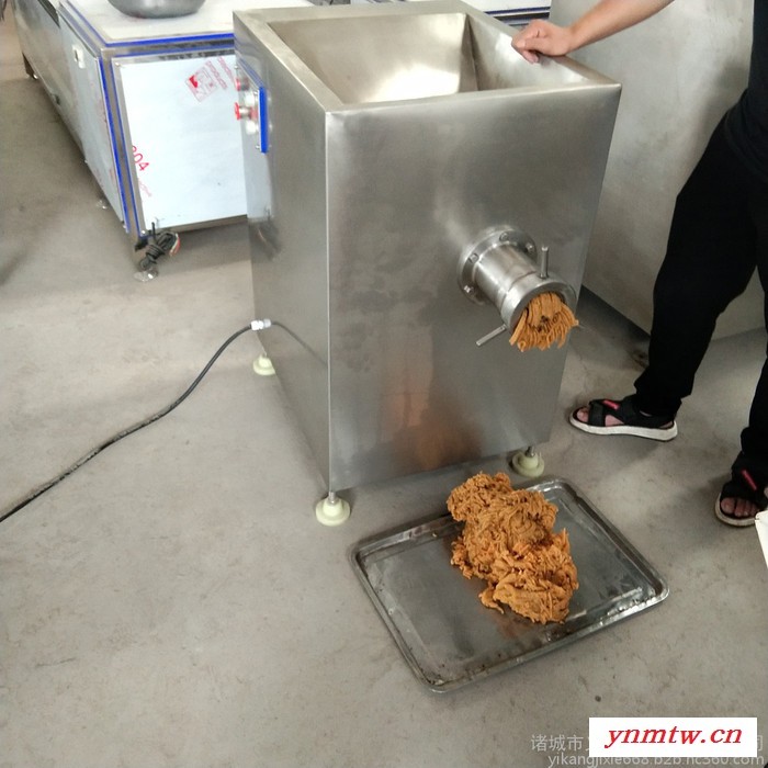 义康牌JR-100型  鸭肉绞肉机  牛皮绞碎机  芝士破碎机  黄油颗粒绞碎机图2