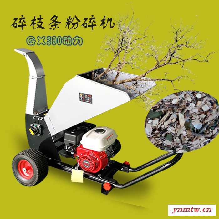 枝条果木破碎机  园林用枯枝碎枝专用打碎机 电动残枝打枝机操作规格图8