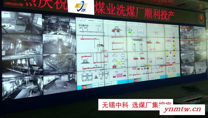 无锡中科 选煤厂集中控制系统 煤矿地面生产系统集控 大屏幕工业电视监控图2