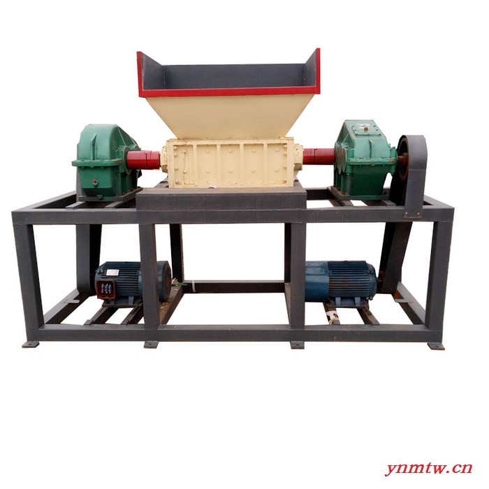 仁之泰800大型金属破碎机废旧塑料粉碎机小型双轴多功能废铁吨包袋撕碎机