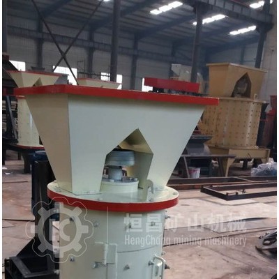 恒昌制砂机设备生产厂家 鹅卵石打砂机 1250型立式复合破制砂设备图片 定制立式破碎机各种型号