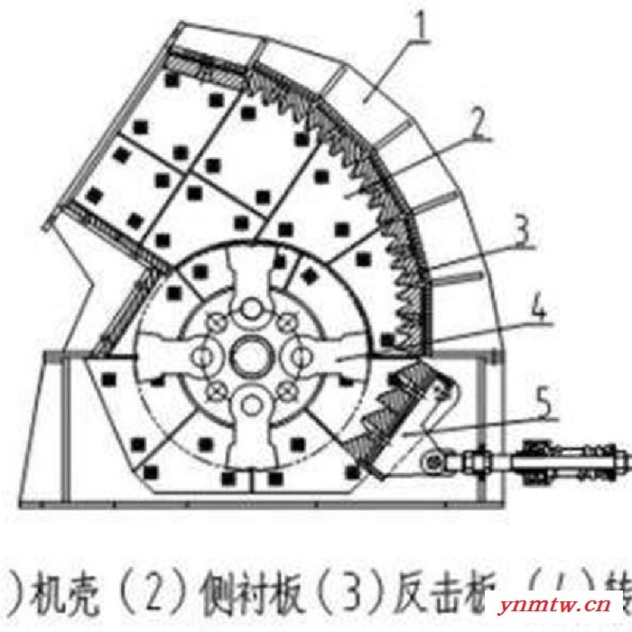 鑫龙PCZ1615重型锤式破碎机 石灰石重锤破 砂岩重锤粉碎机图4