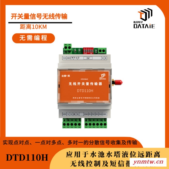 鞍钢无线除尘系统 4DI/4DO无线开关量双向传输器 不插卡不用编程 工业场合图5