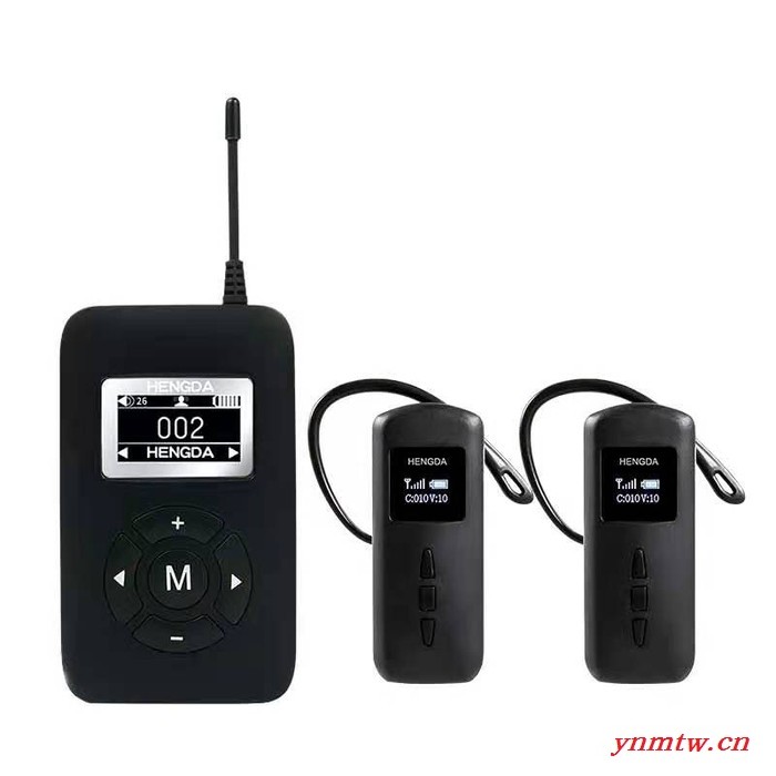 恒达 无线讲解器一对多高端会议政企接待讲解机 同声传译翻译耳机博物馆 导游无线讲解器商务蓝牙讲解系统 恒达讲解器图1