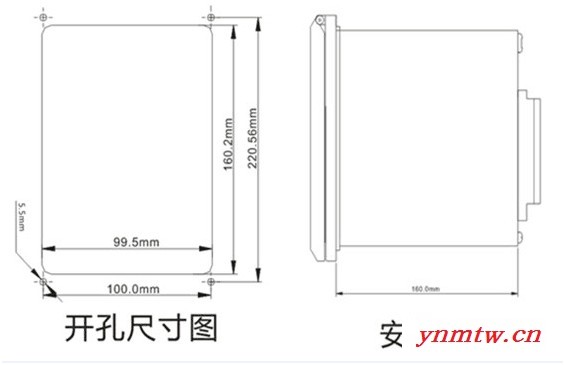 YKE燕赵PD1000   PD1001 电机保护 电机保护装置图1