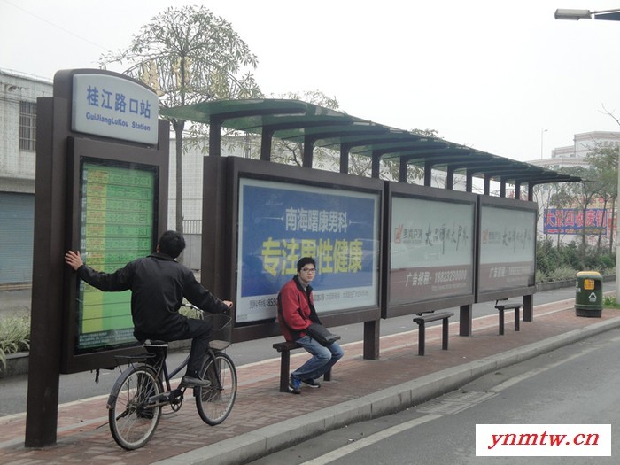 【飞通候车亭】公交站候车亭滚动灯箱系统阅报栏广告换画灯箱配件系统无线同步图4