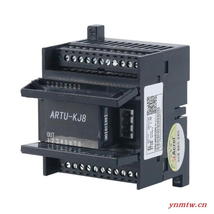 安科瑞ARTU-KJ8远程测控遥信装置1路RS485通信8路开关量采集和8路继电器输出信号采集装置图3