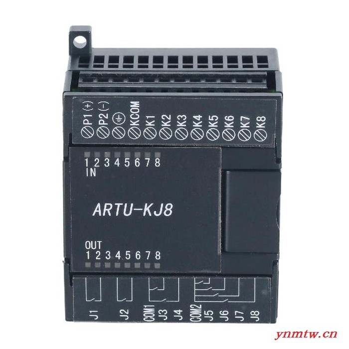 安科瑞ARTU-KJ8远程测控遥信装置1路RS485通信8路开关量采集和8路继电器输出信号采集装置