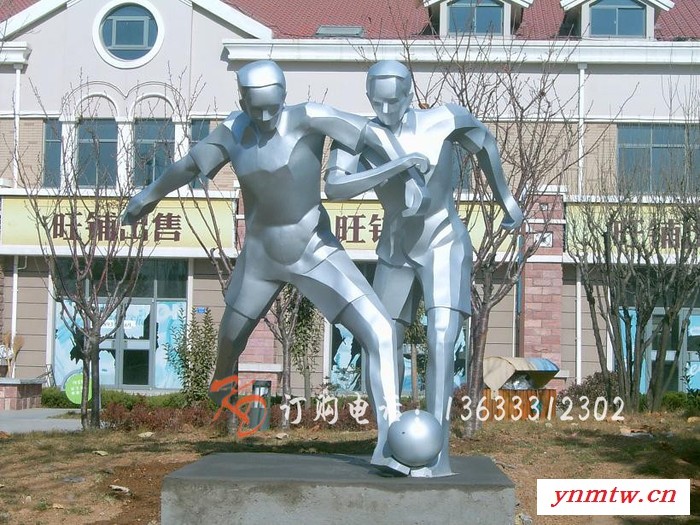 新疆康大雕塑 人物骑车人雕塑骑单车独轮车抽象人自行车雕图7