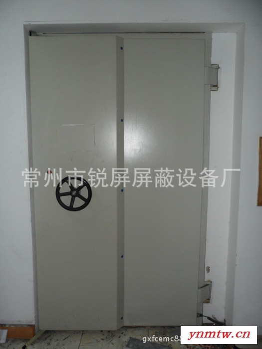 供应锐屏宽刀式无线电通讯电气动屏蔽门