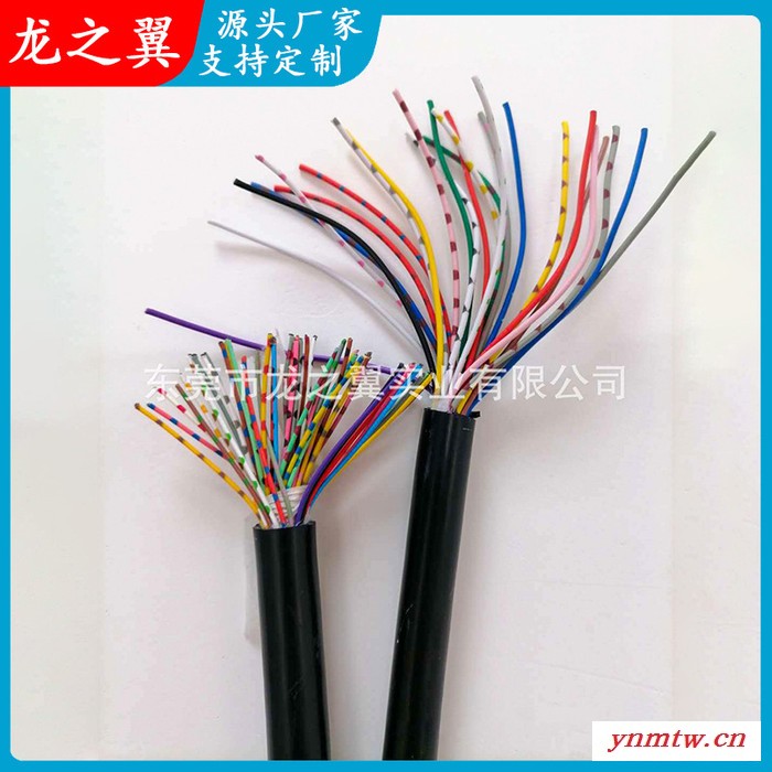 汽车内部连接线 UL2464喷环电子线 22AWGx18C多芯护套线  信号控制线 厂家定制生产 喷环线图5
