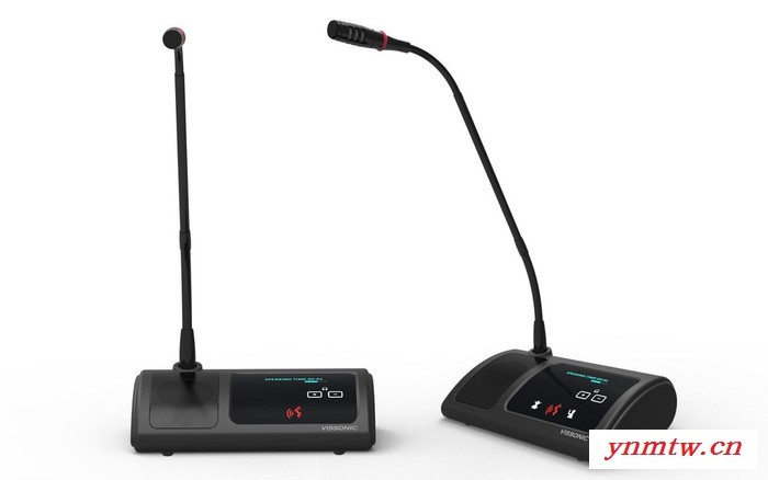 供应 VISSONIC议朗 无线会议系统 数字会议 5G WIFI 主席/代表单元 签到 讨论  易安装 黑色图1