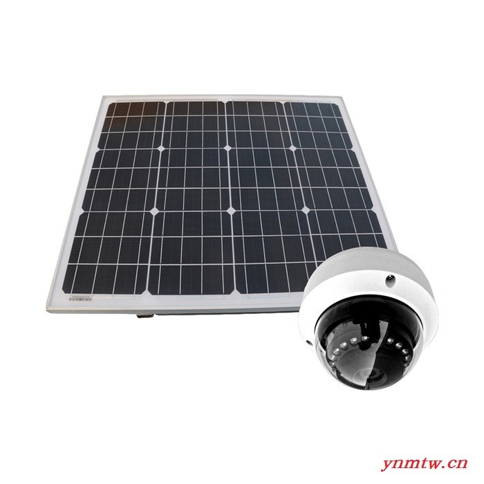 安领星 太阳能光伏发电系统 200万高清红外线4G监控智能无线WiFi半球型摄像机图2