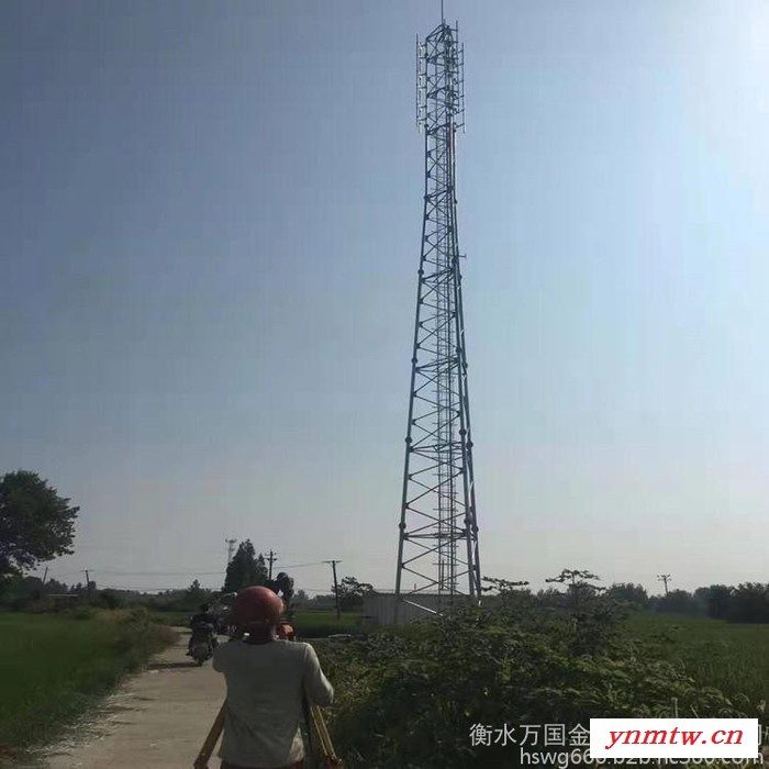 厂家生产车站信号塔 高铁客四柱管塔 通信铁塔 无线微波铁塔图7