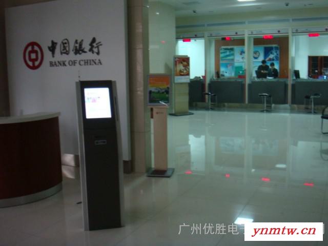 优胜全无线触摸排队机US-12 **排队取号设备广州排队机厂家排队叫号系统直销图2