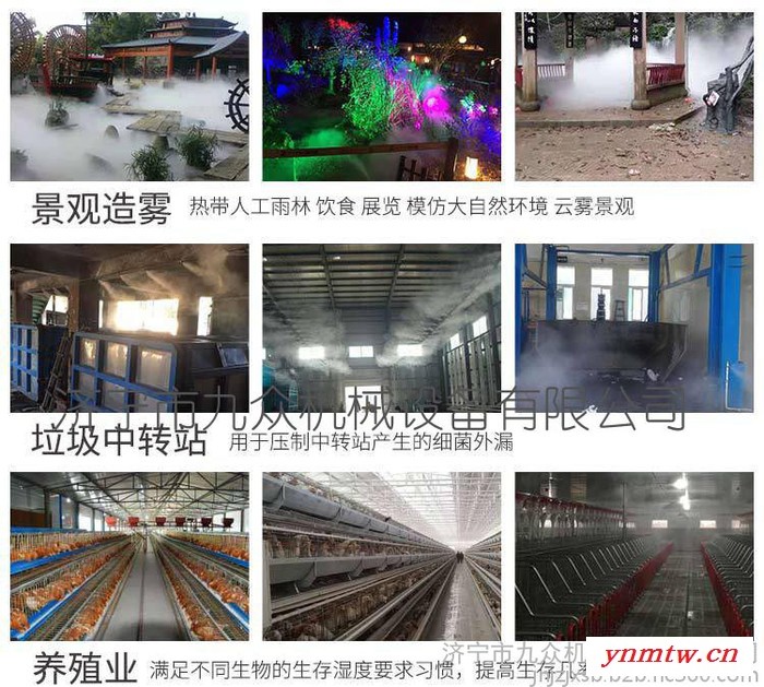 户外降尘喷雾系统 候车站喷雾消毒装置图3