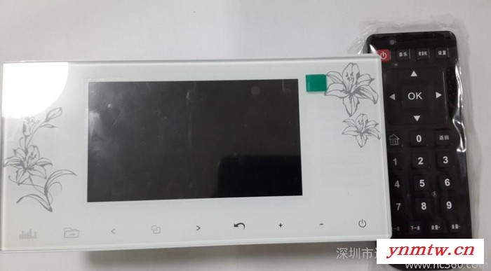 供应TASUN达声背景音乐系统 家庭酒店背景音乐主机 4.3寸彩屏无线蓝牙功能图1