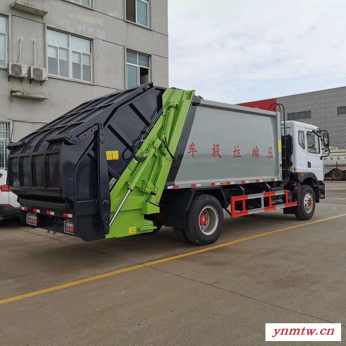 压缩式垃圾车尾部装置  摆臂式垃圾车   挂桶式垃圾车图6