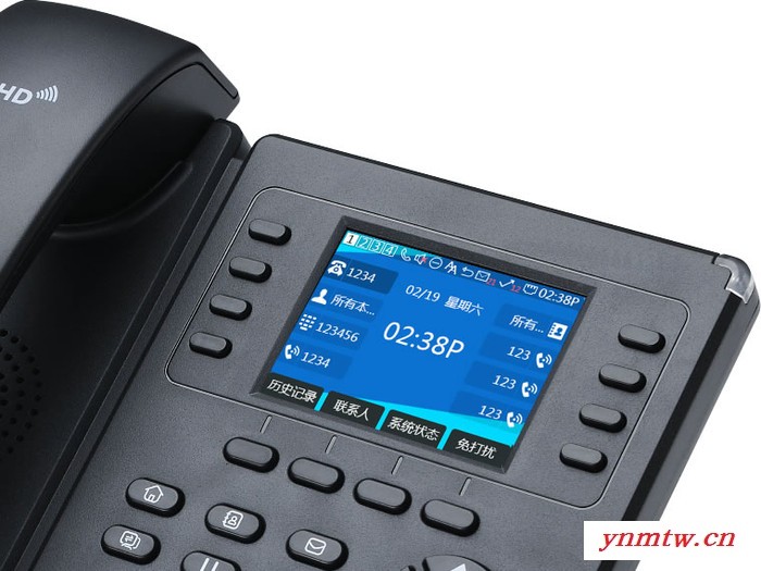 局域网电话机8键快拨,支持无线WIFI彩屏智慧校园LAN电话系统voip phone速拨键一键直达sip协议wifi话机图6